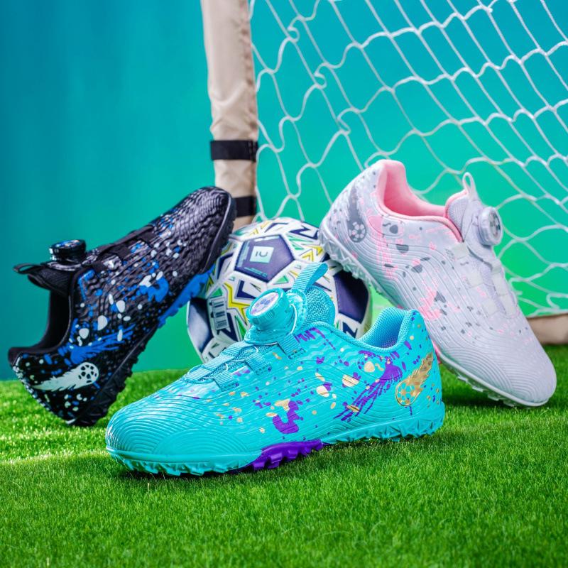 Lace-up-free children s football shoes TF broken nails boys primary and secondary school students professional training shoes Rotating button fo 28
Lace-up-free children s football shoes TF broken nails boys primary and secondary school students professional training shoes Rotating button fo 28