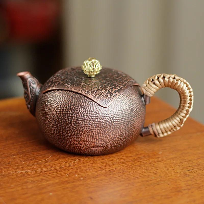 New Household Copper Teapot Uncoated Copper Teapot For Boiling Water Kung Fu Tea Set Accessories
New Household Copper Teapot Uncoated Copper Teapot For Boiling Water Kung Fu Tea Set Accessories