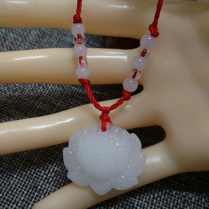 Нефритовый кулон ручной работы, ожерелье с кулоном Будды Лотоса Гуаньинь, счастливое ожерелье
Нефритовый кулон ручной работы, ожерелье с кулоном Будды Лотоса Гуаньинь, счастливое ожерелье