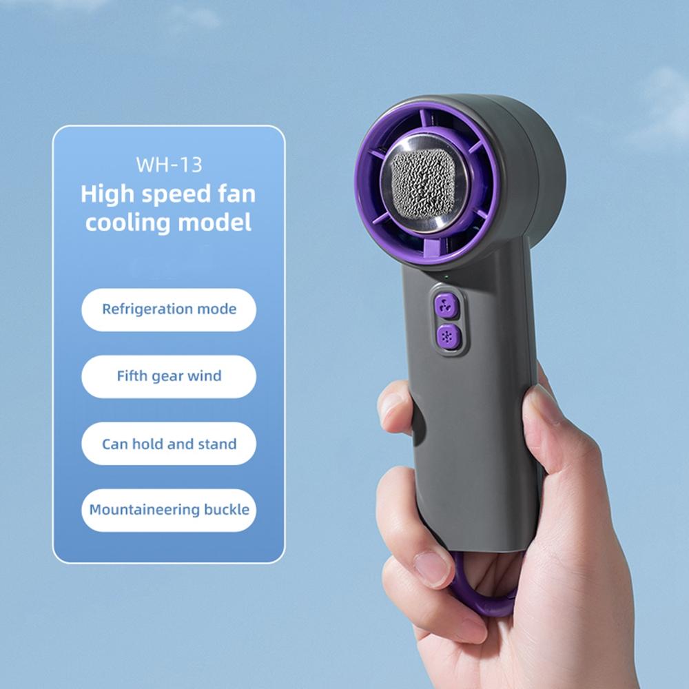 WH-13 Handheld Fan 10500RPM 100 Speeds Cooling Ice Fan 3600mAh Battery Rechargeable Turbo Fan Dark Grey
WH-13 Handheld Fan 10500RPM 100 Speeds Cooling Ice Fan 3600mAh Battery Rechargeable Turbo Fan Dark Grey