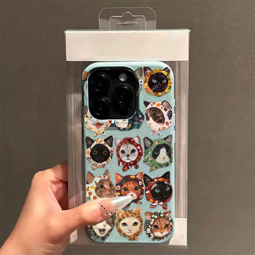 Cute Cats with Headscarf Bow Pattern Design Protective Cover for iPhone 17 16 15 14 13 12 11 16E Series Pro Max Plus iphone 16
Cute Cats with Headscarf Bow Pattern Design Protective Cover for iPhone 17 16 15 14 13 12 11 16E Series Pro Max Plus iphone 16
