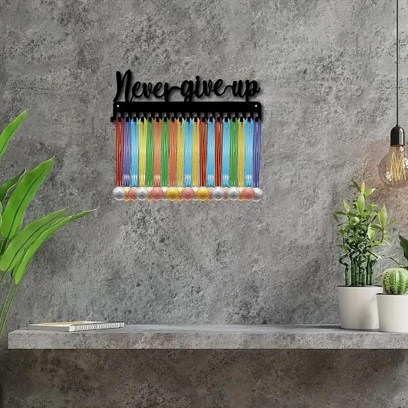 Metal Medal Holder Display Hanger Rack Sports Medal Wall Mount With 20 Hooks Key Holder Decorative Hooks Home Office Decoration A
Metal Medal Holder Display Hanger Rack Sports Medal Wall Mount With 20 Hooks Key Holder Decorative Hooks Home Office Decoration A