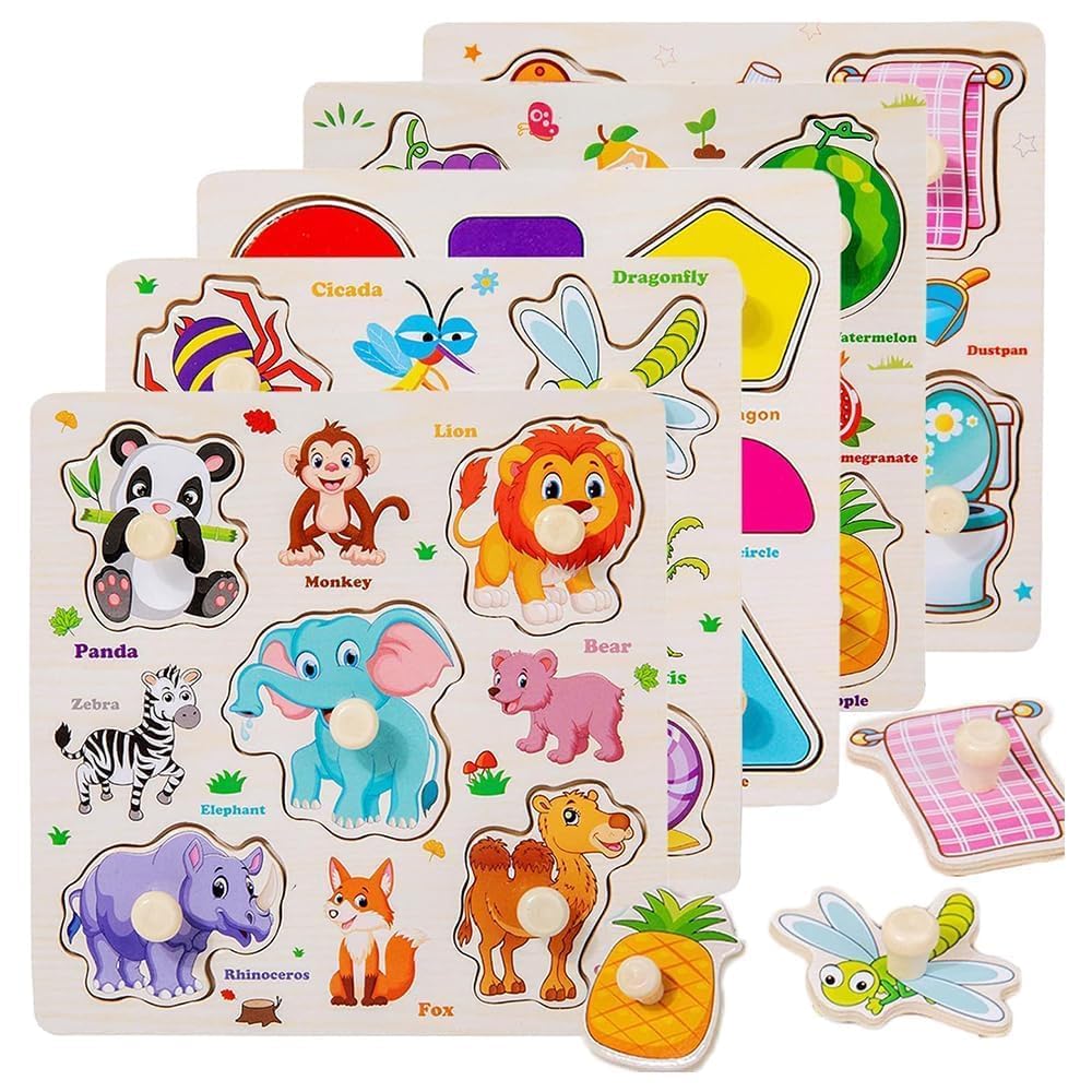 Montessori Toys, Educational Toys, Puzzle, Early Development, Shape Matching, Finger Play, NumberShapeGeometric Recognition, English Language
Montessori Toys, Educational Toys, Puzzle, Early Development, Shape Matching, Finger Play, NumberShapeGeometric Recognition, English Language
