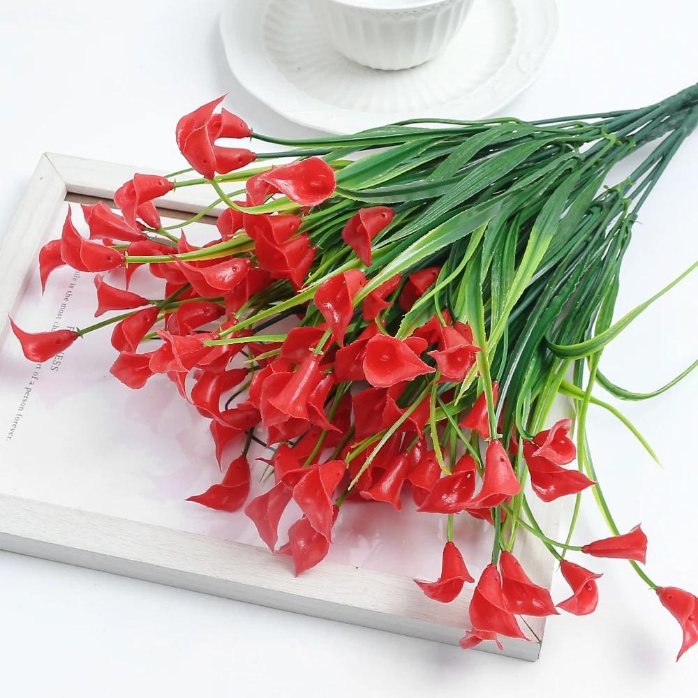 Floral Arrangement Mini Artificial Calla Wedding 25 Heads/Bouquet Fake Plants Table Decoration рожевий
Floral Arrangement Mini Artificial Calla Wedding 25 Heads/Bouquet Fake Plants Table Decoration рожевий