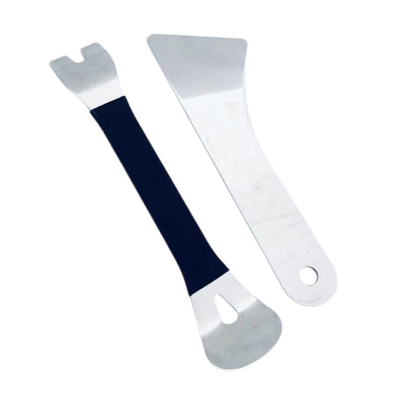 2 Pieces Stainless Steel Auto Trim Removal Tool Double-head Car Pry Tools for Car Audio Rearview Mirrors Disassembly 1
2 Pieces Stainless Steel Auto Trim Removal Tool Double-head Car Pry Tools for Car Audio Rearview Mirrors Disassembly 1