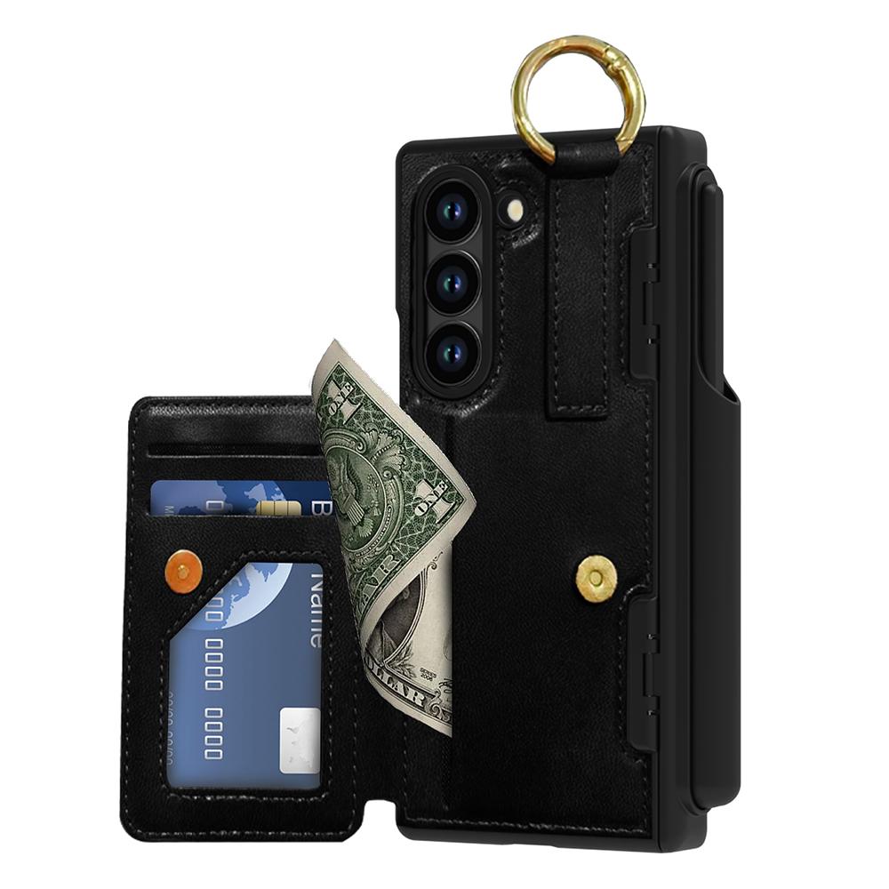 For Samsung Galaxy Z Fold6 5G Case with Glass Film Ring Holder Card Slot Full Protection PU+PC Phone Cover Blue 
For Samsung Galaxy Z Fold6 5G Case with Glass Film Ring Holder Card Slot Full Protection PU+PC Phone Cover Blue