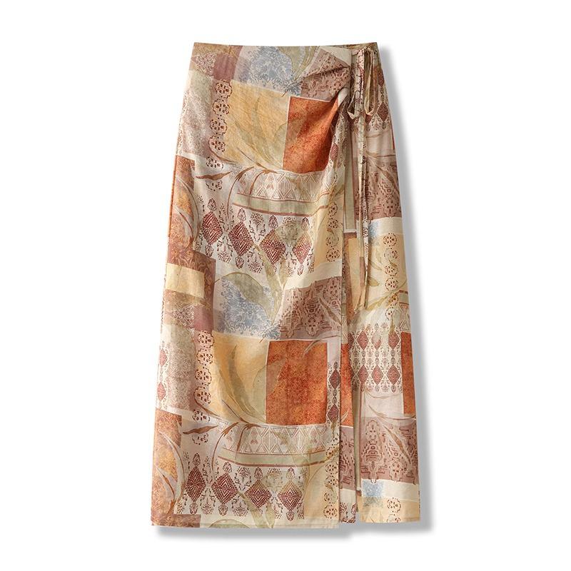 Bohemian Floral Midi Skirt - Women s 2025 Summer Fashion, Slit, Bodycon & A-line Design M (Recommended for 95-105 lbs) жёлтый
Bohemian Floral Midi Skirt - Women s 2025 Summer Fashion, Slit, Bodycon & A-line Design M (Recommended for 95-105 lbs) жёлтый