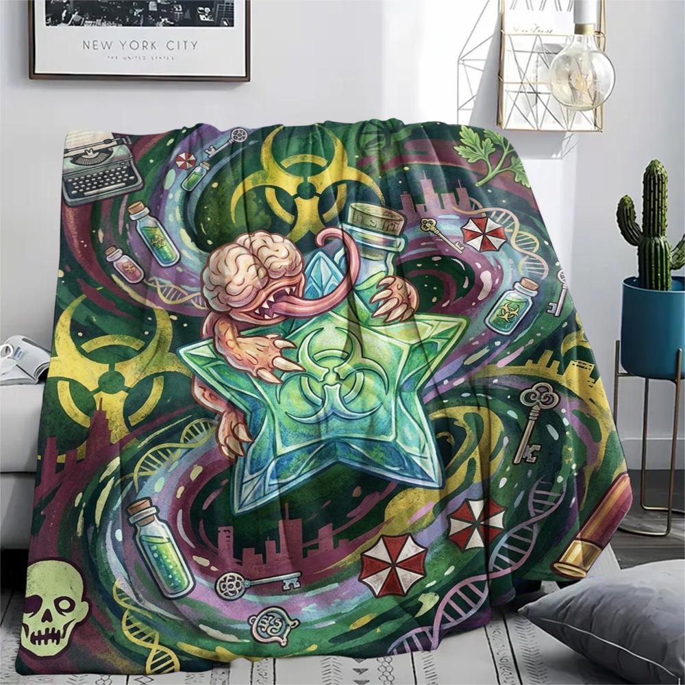 Resident Evil Print Flannel Blanket, Ultra Soft High Quality All Seasons Warm Throw, Home Decor Cozy Blanket, Perfect Christmas Gift 80cm x 120cm
Resident Evil Print Flannel Blanket, Ultra Soft High Quality All Seasons Warm Throw, Home Decor Cozy Blanket, Perfect Christmas Gift 80cm x 120cm