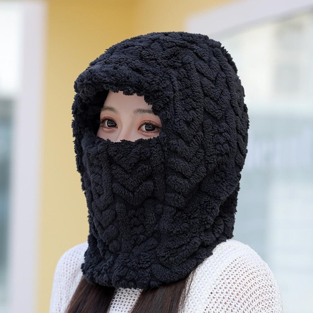 Solid Color Winter Pullover Cap Adjustable Strap Compact Cap Scarf Warm Wrap Head Hat Outdoor чорний
Solid Color Winter Pullover Cap Adjustable Strap Compact Cap Scarf Warm Wrap Head Hat Outdoor чорний