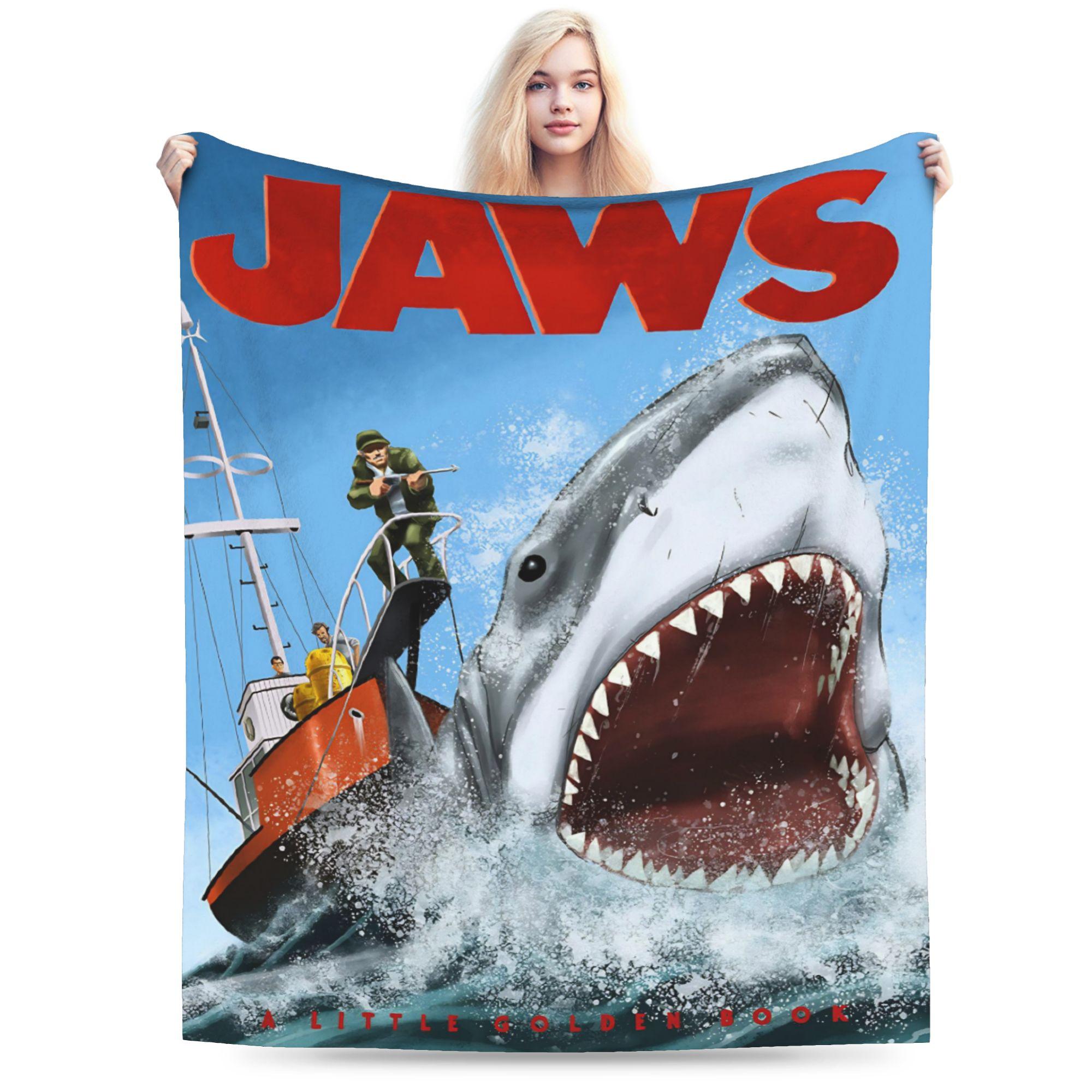 Jaws Shark Velvet Throw Blanket Thriller Film Blankets for Bed Office Soft Quilt 200x150cm 80x60in
Jaws Shark Velvet Throw Blanket Thriller Film Blankets for Bed Office Soft Quilt 200x150cm 80x60in