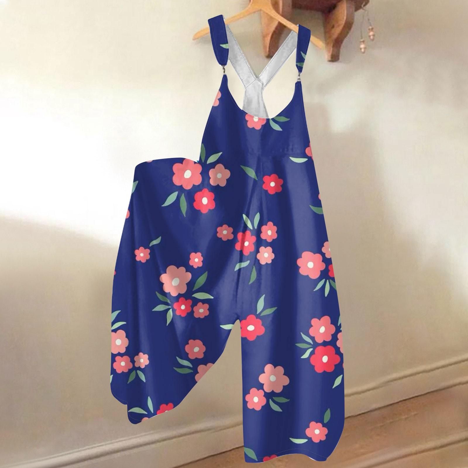 Женский летний комбинезон с цветочным принтом в винтажном стиле (Нерегулируемые ремни) XXL
Женский летний комбинезон с цветочным принтом в винтажном стиле (Нерегулируемые ремни) XXL