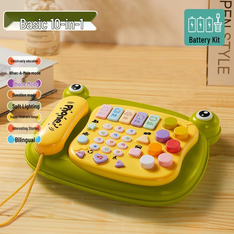Baby Educational Phone Toy: Chewable, Musical, and Simulated Mobile for Early Learning (8-12 Months to 1 Year)
Baby Educational Phone Toy: Chewable, Musical, and Simulated Mobile for Early Learning (8-12 Months to 1 Year)
