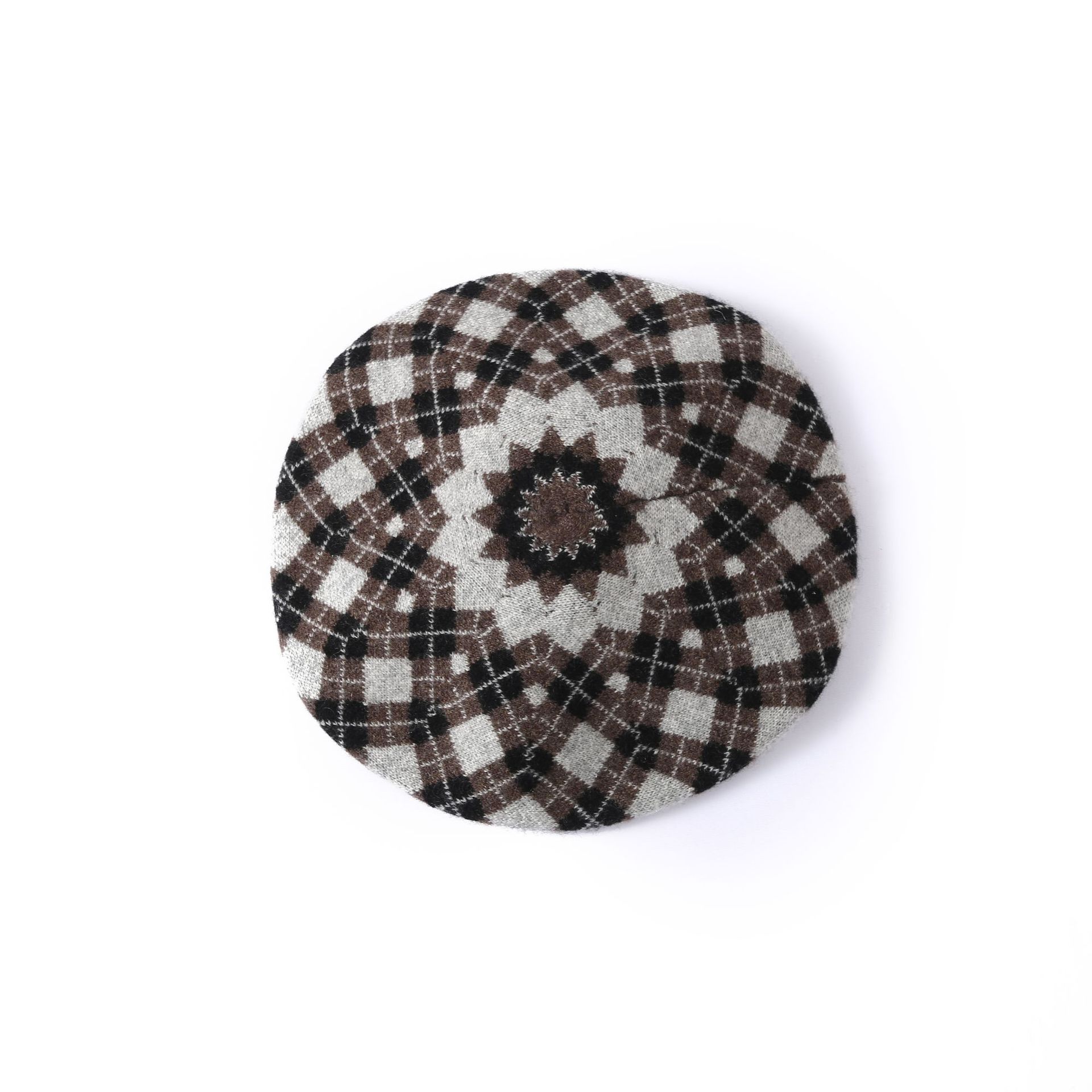 Чистый кашемир Осень и Зима Новый стиль Женский Ретро Клетчатый Берет Теплая и Ветрозащитная Шляпа Вязаная Шапка One Size
Чистый кашемир Осень и Зима Новый стиль Женский Ретро Клетчатый Берет Теплая и Ветрозащитная Шляпа Вязаная Шапка One Size