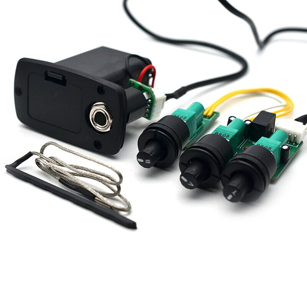 1 Set 3 Band Acoustic Classic Equalizer Preamp Piezoelectric Pickup Preamplifier System Kit Taylor for Guitar
1 Set 3 Band Acoustic Classic Equalizer Preamp Piezoelectric Pickup Preamplifier System Kit Taylor for Guitar