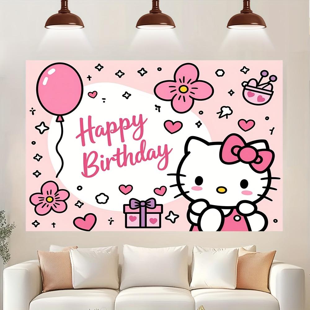 Hello Kitty Birthday Flannel Tapestry 2D Single Print Cute Home Decor Soft Accessory Cheerful Functional PartyThemed Attractive 74x94cm(29x37in)
Hello Kitty Birthday Flannel Tapestry 2D Single Print Cute Home Decor Soft Accessory Cheerful Functional PartyThemed Attractive 74x94cm(29x37in)