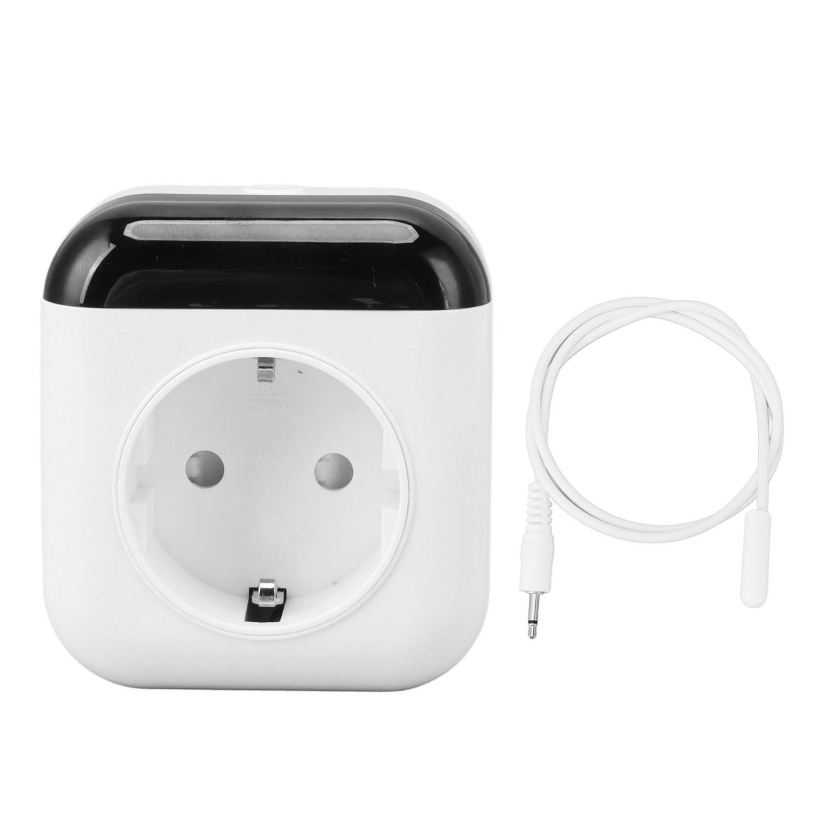 Smart Plug in Thermostat 2.4GHz WiFi Remote Control White Wireless Thermostat Plug Outlet for
Smart Plug in Thermostat 2.4GHz WiFi Remote Control White Wireless Thermostat Plug Outlet for
