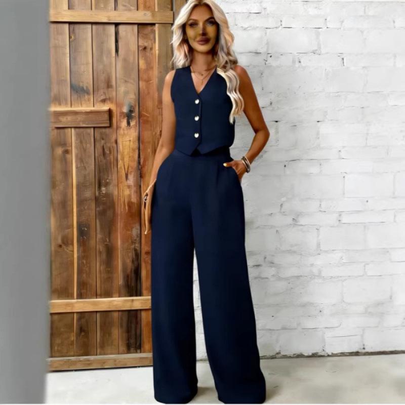 2026 Europe Plus Size Women s Solid Color Button Vest Two-Piece Set M
2026 Europe Plus Size Women s Solid Color Button Vest Two-Piece Set M