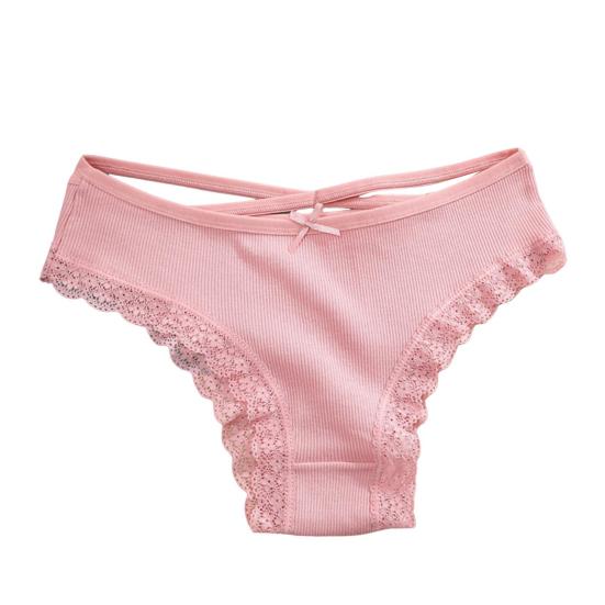 Женские трусики из хлопка с кружевной отделкой, с вырезом, с перекрестными бретелями, с низкой талией S розовый
Женские трусики из хлопка с кружевной отделкой, с вырезом, с перекрестными бретелями, с низкой талией S розовый