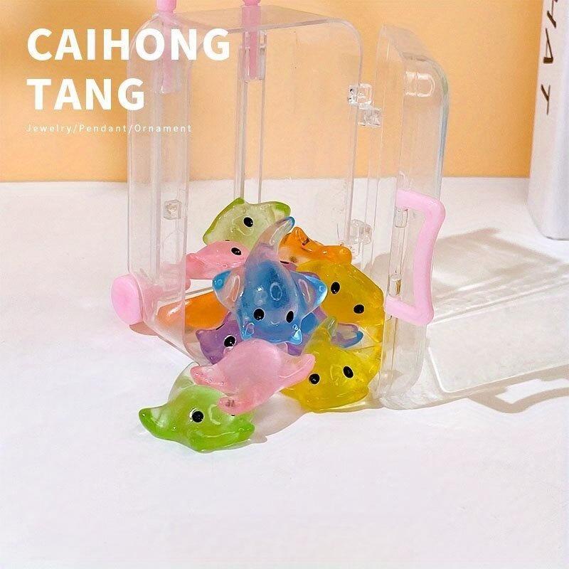 50Pcs Mini Cute Manta Rays Fish Resin Charms Colorful Transparent Animal Pendants for Earring Keychain DIY Jewelry Making
50Pcs Mini Cute Manta Rays Fish Resin Charms Colorful Transparent Animal Pendants for Earring Keychain DIY Jewelry Making