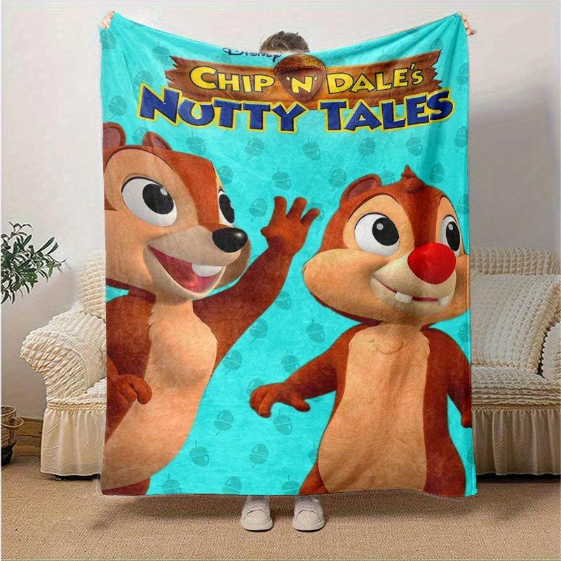 Chip n Dale Cartoon Flannel Blanket - Ultra-Soft, Cozy, and Comfortable for Sofa, Bedroom, Camping, and Travel - Four-Season Versatility, 130x150cm
Chip n Dale Cartoon Flannel Blanket - Ultra-Soft, Cozy, and Comfortable for Sofa, Bedroom, Camping, and Travel - Four-Season Versatility, 130x150cm