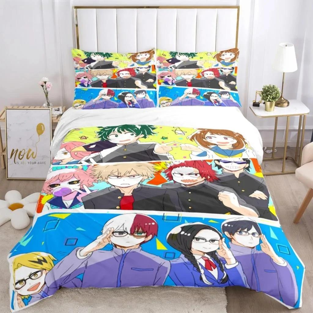 Модный комплект постельного белья My Hero 3D Anime Print из трех предметов Модный комплект постельного белья для мальчиков или взрослых, пододеяльники, наволочки, подарочный комплект постельного белья 135x200cm
Модный комплект постельного белья My Hero 3D Anime Print из трех предметов Модный комплект постельного белья для мальчиков или взрослых, пододеяльники, наволочки, подарочный комплект постельного белья 135x200cm
