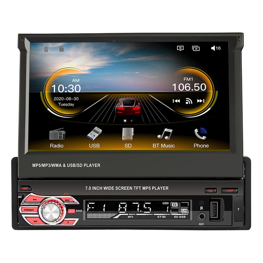 9601C 7-дюймовий дротовий Carplay HD великий екран автомобільний MP5-плеєр багатофункціональний навігаційний плеєр із зображенням заднього виду A
9601C 7-дюймовий дротовий Carplay HD великий екран автомобільний MP5-плеєр багатофункціональний навігаційний плеєр із зображенням заднього виду A