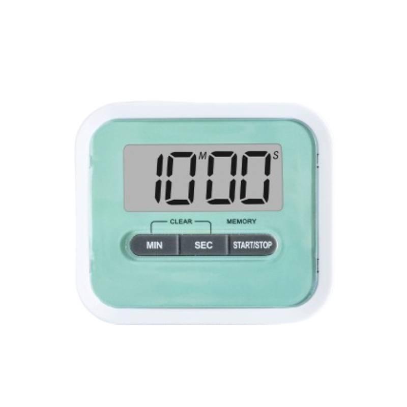 ЖК Кухня Большой Кулинарный Цифровой Таймер Обратный Отсчет Часы Громкий Будильник Магнитный зелёный