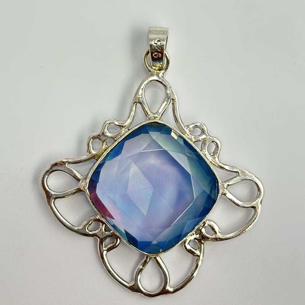 Natural Opal 47 Ct 925 Sterling Silver A+ CERTIFIED Square Cushion Pendant 49.7 mm approx різнокольоровий
Natural Opal 47 Ct 925 Sterling Silver A+ CERTIFIED Square Cushion Pendant 49.7 mm approx різнокольоровий