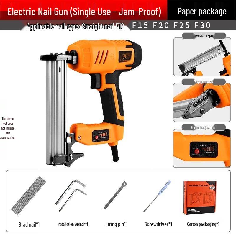 SHEYUE F30G 20V Cordless Electric Nail Gun CN plug (adapter included)
SHEYUE F30G 20V Cordless Electric Nail Gun CN plug (adapter included)