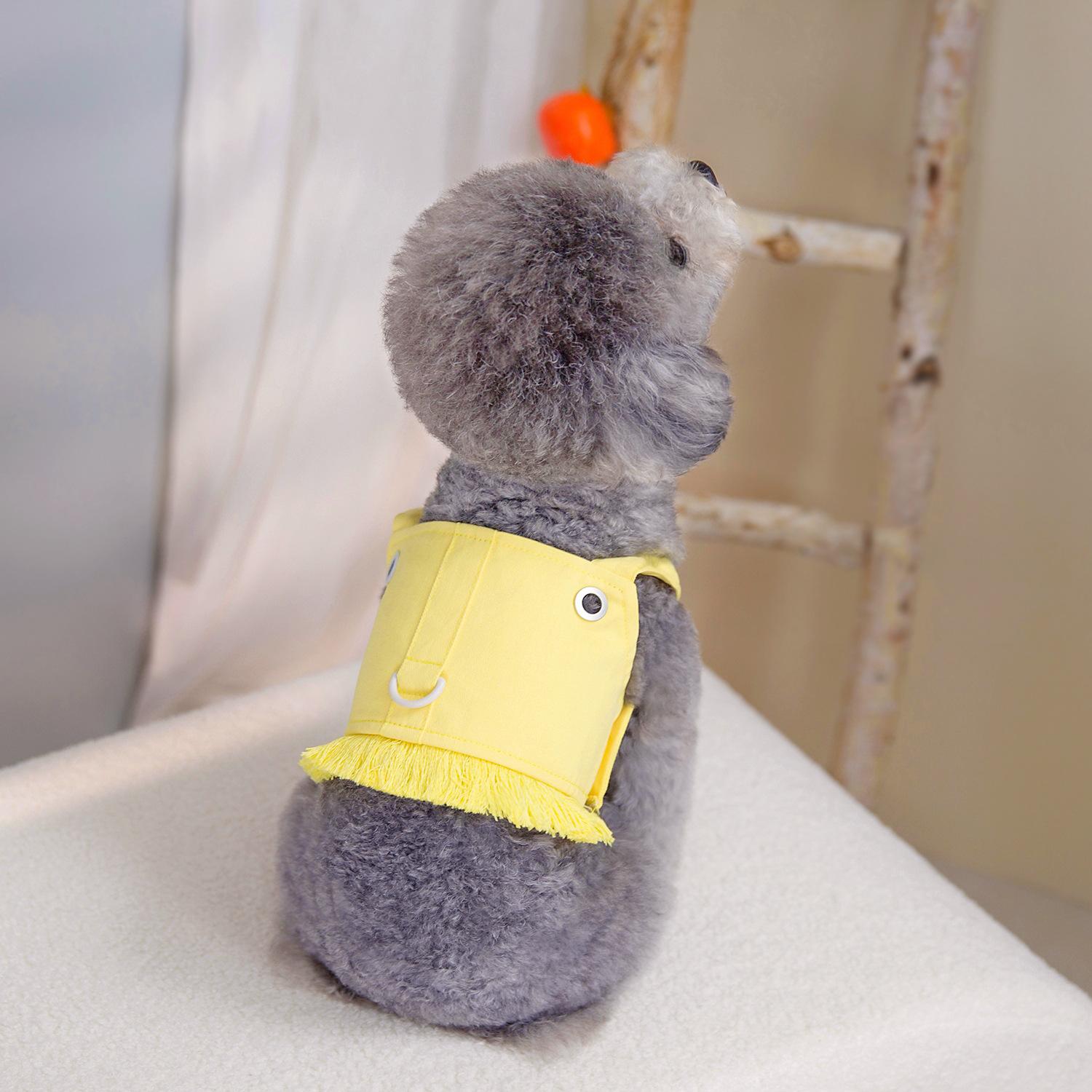 Модная корейская версия INS, новинка весны и лета, нагрудный ремень для домашних животных, небольшой жилет с кисточками, тяговые нагрудные ремни для плюшевых собак S
Модная корейская версия INS, новинка весны и лета, нагрудный ремень для домашних животных, небольшой жилет с кисточками, тяговые нагрудные ремни для плюшевых собак S