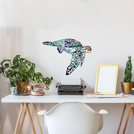 Металлическая морская черепаха узор настенная наклейка аквариум океан настенный декор DIY искусство 30cm
Металлическая морская черепаха узор настенная наклейка аквариум океан настенный декор DIY искусство 30cm