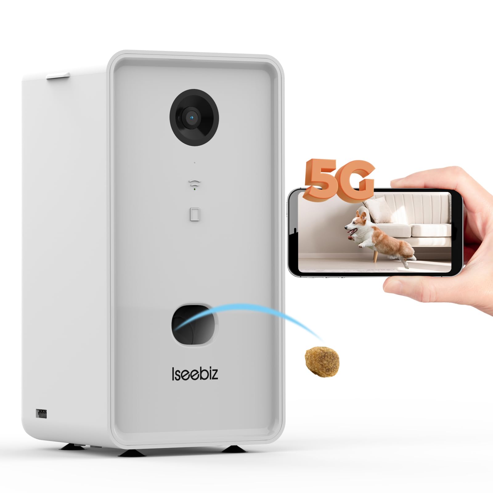 Iseebiz Dog Pet Automatic Monitoring Remote Controlled with 165-градусный широкоугольный Night Pet Automatic Compatible with Can See and Play with Home iOS
Iseebiz Dog Pet Automatic Monitoring Remote Controlled with 165-градусный широкоугольный Night Pet Automatic Compatible with Can See and Play with Home iOS