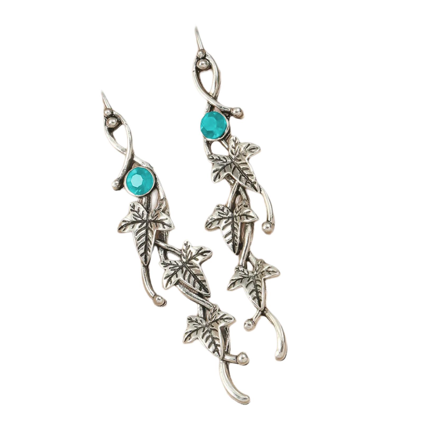 Trendy Leaf Vine Crystal Dangle Earrings Comfortable Ear Pendants Nature Inspired Earwear Jewelry for Fashion Lover 1 озеро синий
Trendy Leaf Vine Crystal Dangle Earrings Comfortable Ear Pendants Nature Inspired Earwear Jewelry for Fashion Lover 1 озеро синий