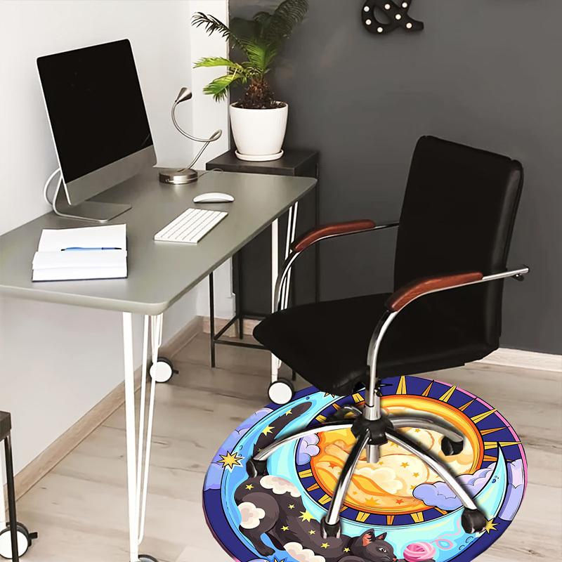 1pc Office Carpet Chair Mats Starry Night Cats Moon Illustration Perfect for Decorating Office Chairss, Or Bedrooms.YDT397 80cm by 80cm
1pc Office Carpet Chair Mats Starry Night Cats Moon Illustration Perfect for Decorating Office Chairss, Or Bedrooms.YDT397 80cm by 80cm