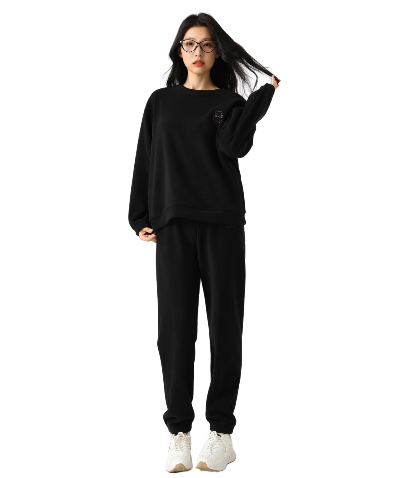 Beatgos Warm Long Sleeve Loungewear Pajamas for Fall and Winter Size Women s (2429 Women s Black, L)
Beatgos Warm Long Sleeve Loungewear Pajamas for Fall and Winter Size Women s (2429 Women s Black, L)