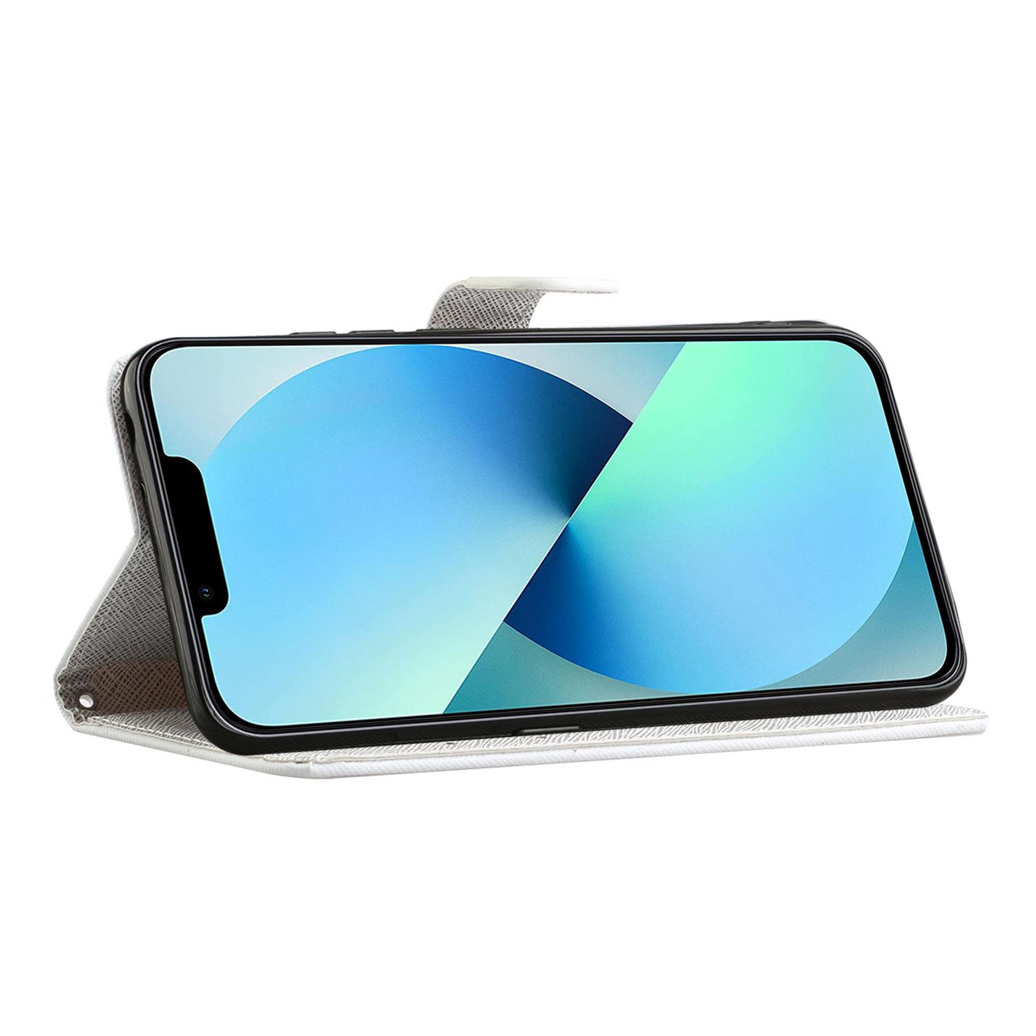 For iPhone 15 Flip Leather Wallet Case 3D Pattern Printing Stand Phone Cover Flower and Butterfly
For iPhone 15 Flip Leather Wallet Case 3D Pattern Printing Stand Phone Cover Flower and Butterfly