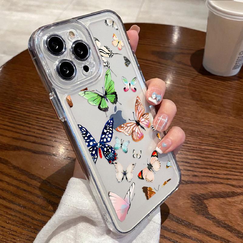Прозрачный чехол для телефона, все включено, цветочный чехол для iPhone 16, 15 Plus, 14, 13, 12 Mini, 11, Xs, Xr, 7, Samsung S24+, S23, A54, силиконовый мягкий чехол с принтом бабочек iPhone 16 Pro Max
Прозрачный чехол для телефона, все включено, цветочный чехол для iPhone 16, 15 Plus, 14, 13, 12 Mini, 11, Xs, Xr, 7, Samsung S24+, S23, A54, силиконовый мягкий чехол с принтом бабочек iPhone 16 Pro Max