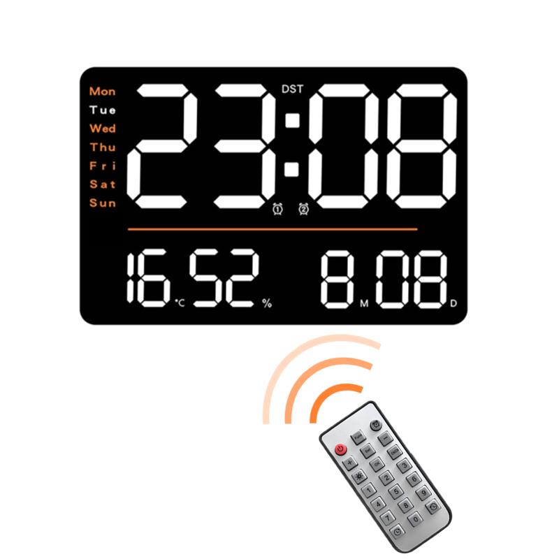 Многофункциональные настенные часы Простые светодиодные часы для гостиной Часы с гигрометром и черным корпусом с белым светом Интеллектуальные часы чёрный
Многофункциональные настенные часы Простые светодиодные часы для гостиной Часы с гигрометром и черным корпусом с белым светом Интеллектуальные часы чёрный