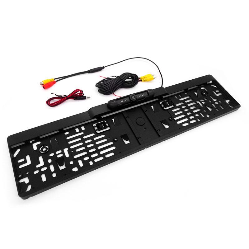 European License Plate Frame with Night Vision Reverse Camera
European License Plate Frame with Night Vision Reverse Camera