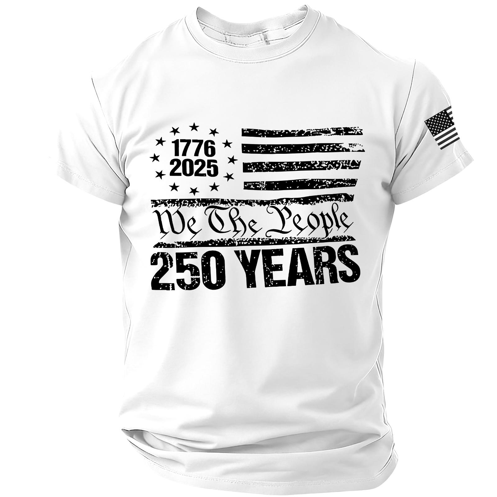 250th Anniversary USA Shirt for Men Flag 1776 2025 We The Graphic Tee Patriotic Top XL білий
250th Anniversary USA Shirt for Men Flag 1776 2025 We The Graphic Tee Patriotic Top XL білий