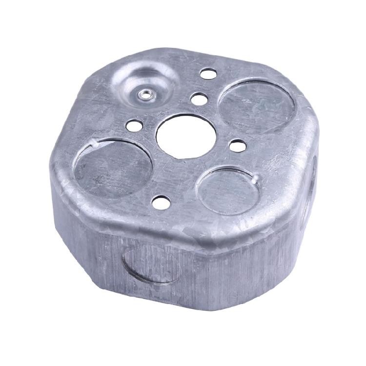 15.5 Cubic Inch Octagonal Junction Box 1 1/2 Inch Depth Galvanized Steel Construction Including Knockout for Easy Use 1
15.5 Cubic Inch Octagonal Junction Box 1 1/2 Inch Depth Galvanized Steel Construction Including Knockout for Easy Use 1