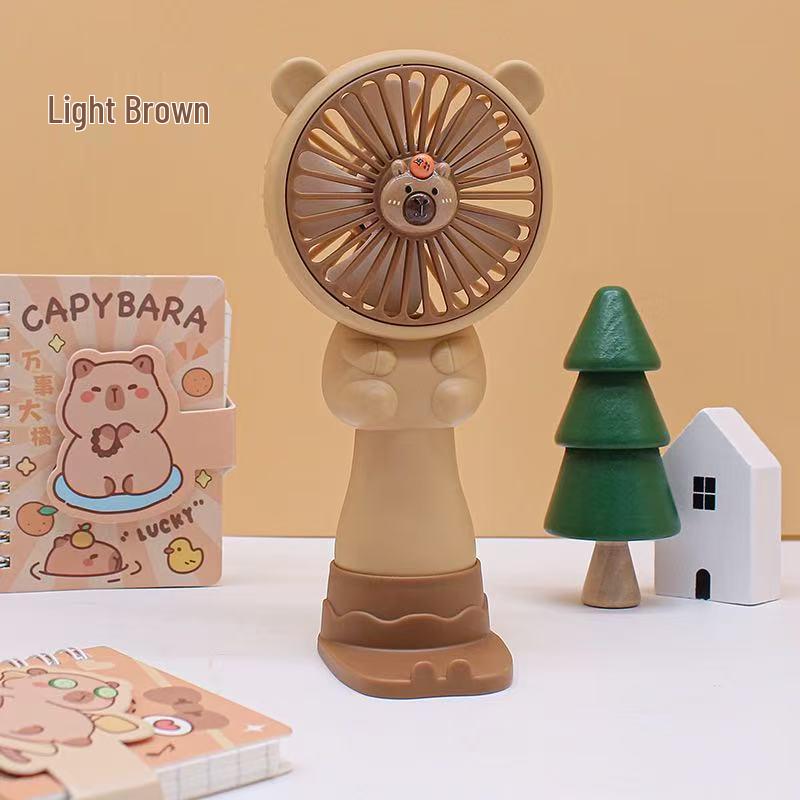 Cartoon Capybara 3-Speed USB Rechargeable Fan & Phone Holder 16.4*7.5*8 cm
Cartoon Capybara 3-Speed USB Rechargeable Fan & Phone Holder 16.4*7.5*8 cm