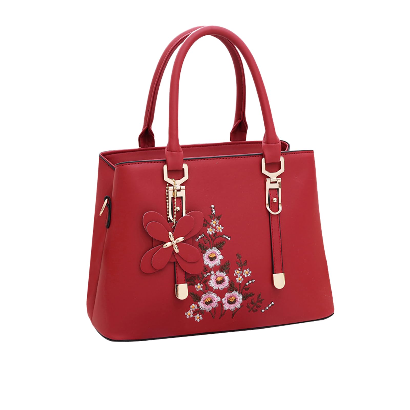 NICOLE & DORIS Women s Handbag, Crossbody Shoulder Bag with Floral Embroidery, Waterproof, Divided, Dual-Layer Design, Freestanding, with Cute Charm,
NICOLE & DORIS Women s Handbag, Crossbody Shoulder Bag with Floral Embroidery, Waterproof, Divided, Dual-Layer Design, Freestanding, with Cute Charm,