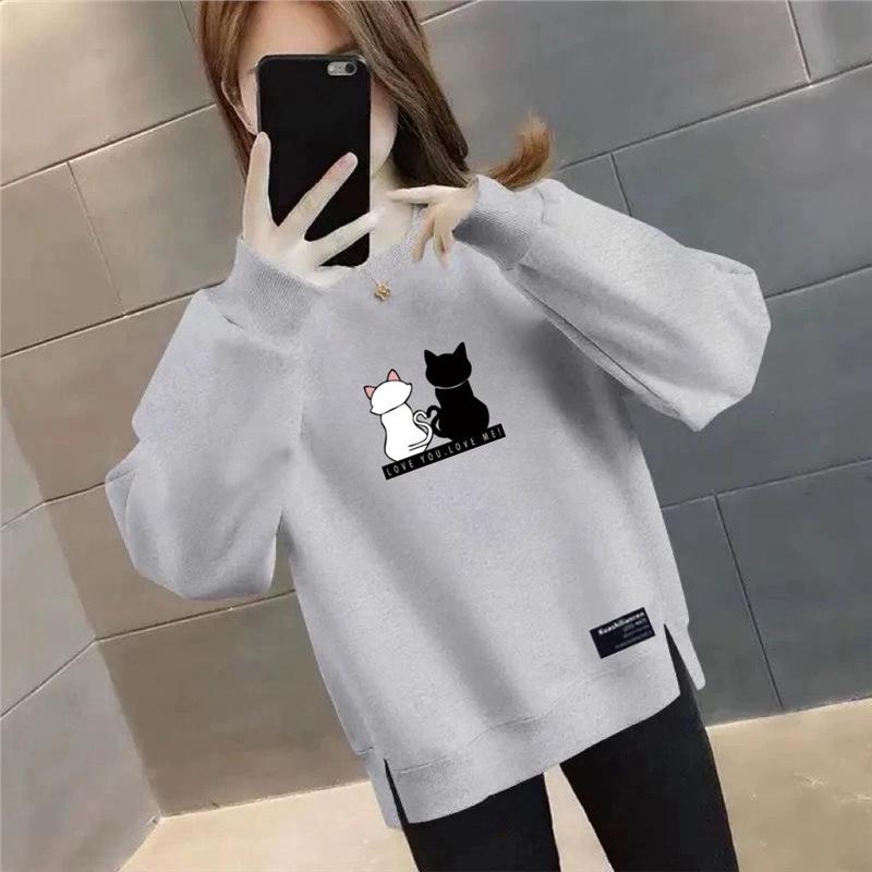 Plus Size Women s Velvet Thick Sweatshirt: Autumn/Winter Loose Fit, Slimming, & Fashionable 2XL for 140-160 lbs
Plus Size Women s Velvet Thick Sweatshirt: Autumn/Winter Loose Fit, Slimming, & Fashionable 2XL for 140-160 lbs