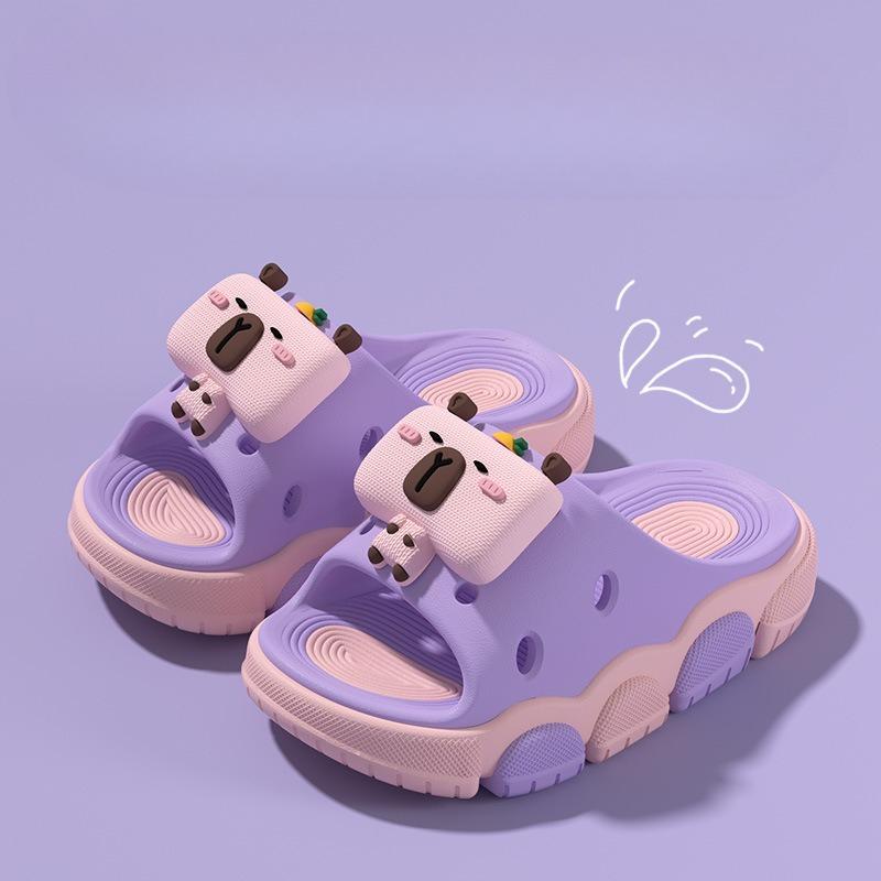 Cartoon-style Anti-slip Slippers for Girls, New Style, Indoor, Boys Beach Shoes 28-29 рожевий/фіолетовий
Cartoon-style Anti-slip Slippers for Girls, New Style, Indoor, Boys Beach Shoes 28-29 рожевий/фіолетовий