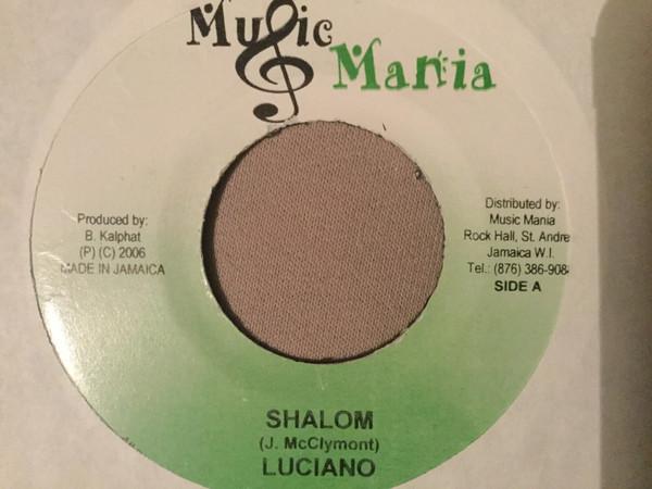 7inch Record LUCIANO - Shalom NONE Music Mania 2006 Jamaica Reggae, Ska & Dub Used
7inch Record LUCIANO - Shalom NONE Music Mania 2006 Jamaica Reggae, Ska & Dub Used