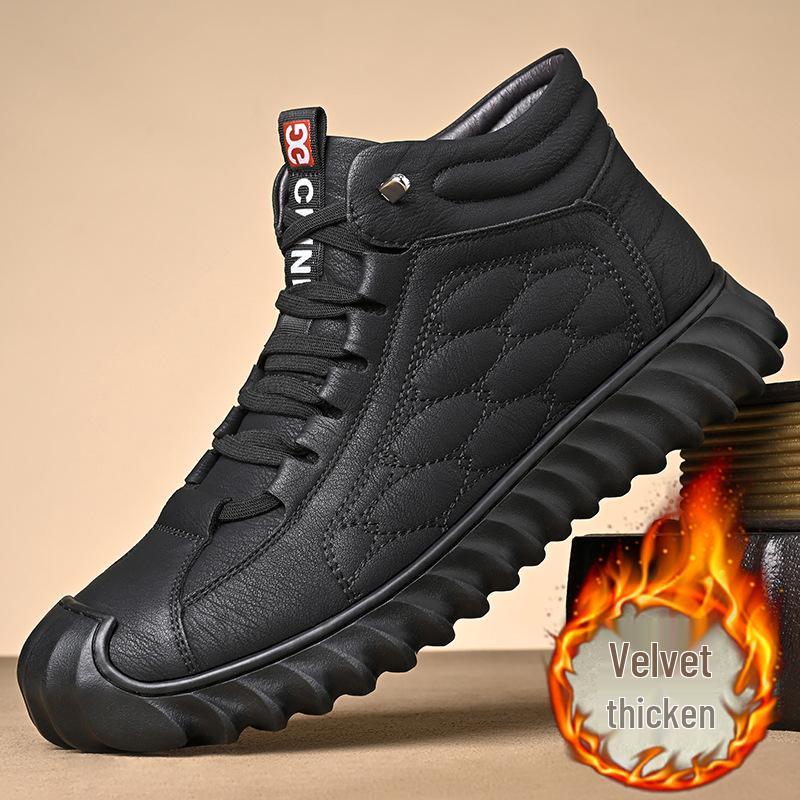 Men s 2024 Winter High-Top Suede Leather Boots with Plush Lining and Cold-Proof Design 43
Men s 2024 Winter High-Top Suede Leather Boots with Plush Lining and Cold-Proof Design 43