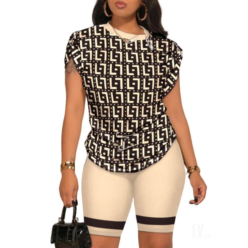 YYFS Женская мода Повседневный Лето Весна Цвет Блок Принт Короткий рукав О-образный вырез Брюки Костюмы XXXL
YYFS Женская мода Повседневный Лето Весна Цвет Блок Принт Короткий рукав О-образный вырез Брюки Костюмы XXXL