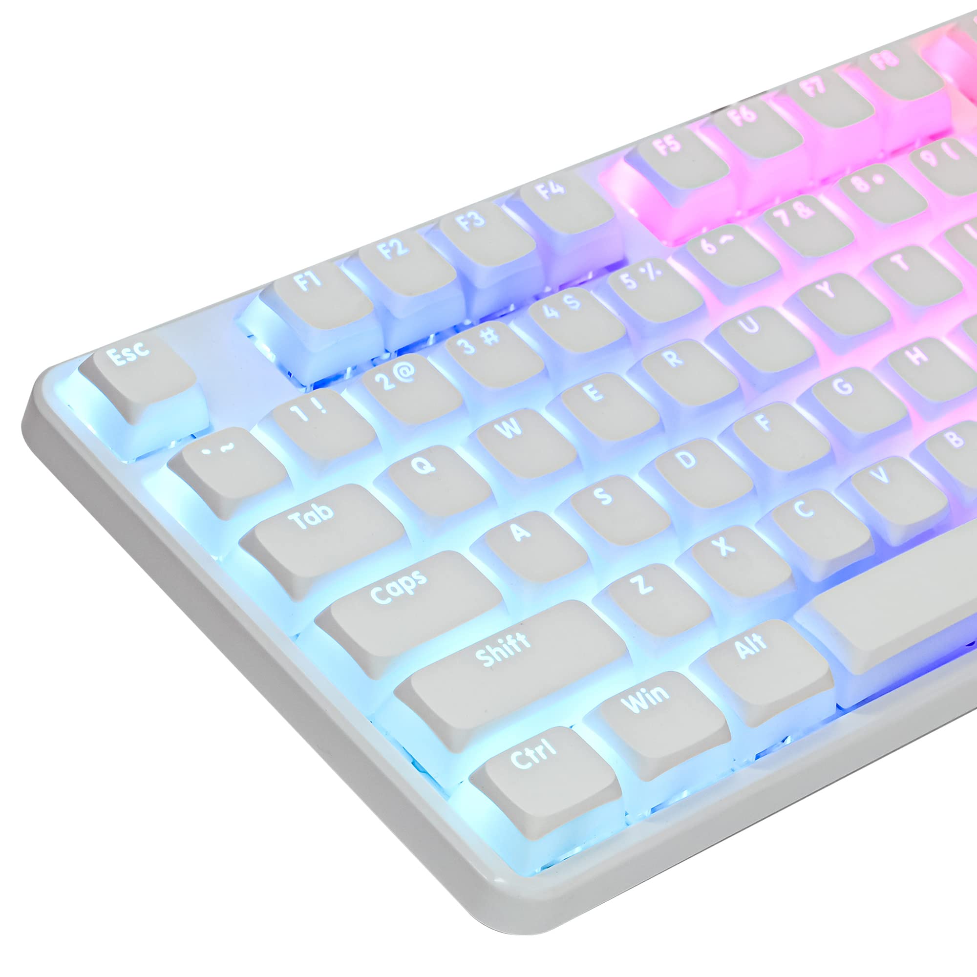 Ussixchare PBT Printing Keyset 117 Dual Lens Translucent XDA Suitable for ISO and ANSI Layout Key Mechanical Keyboard Keys, Contour, 61/68/84/87/104
Ussixchare PBT Printing Keyset 117 Dual Lens Translucent XDA Suitable for ISO and ANSI Layout Key Mechanical Keyboard Keys, Contour, 61/68/84/87/104