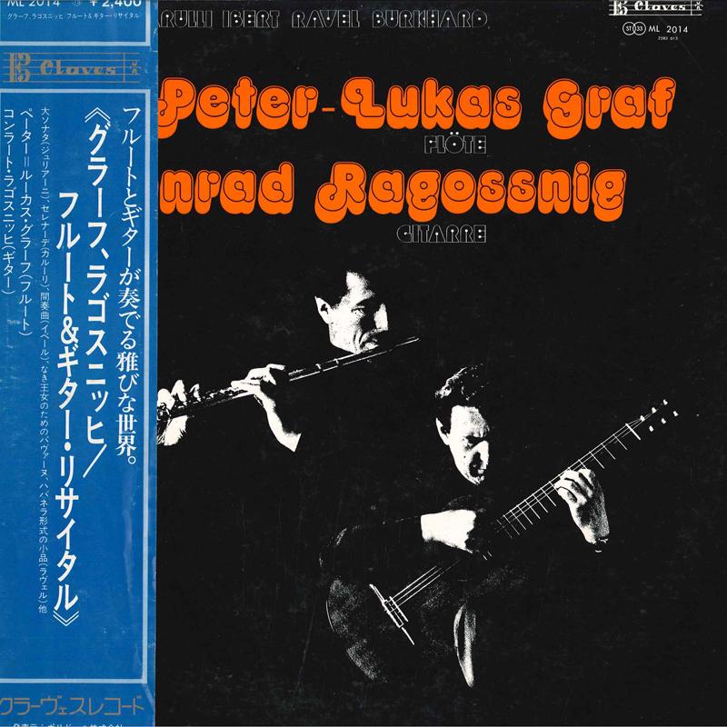 LP Record PETER-LUKAS GRAF, KONRAD RAGOSSNIG - Flute And Guiter Recital ML2014 CLAVES - Japan Classical Used
LP Record PETER-LUKAS GRAF, KONRAD RAGOSSNIG - Flute And Guiter Recital ML2014 CLAVES - Japan Classical Used